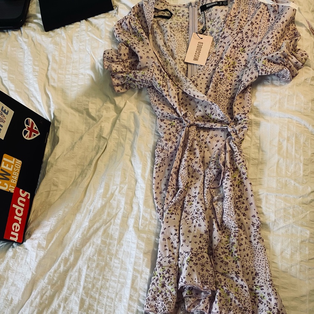 Lilac Wrap Dress